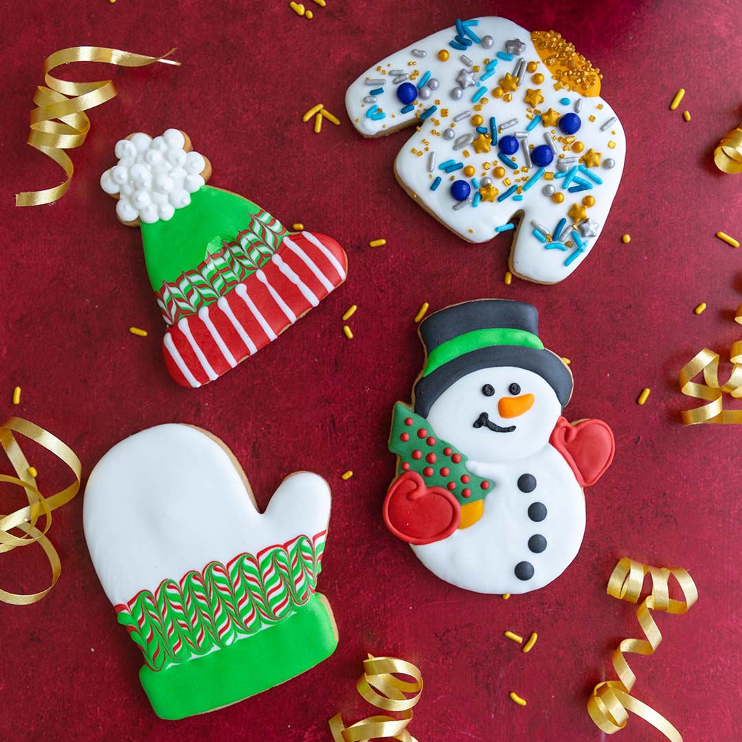 Winter Fun Decorated Cookie Set